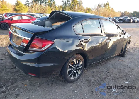 2013 Honda Civic Ex-L from USA, damaged, VIN 19XFB2F92DE027218